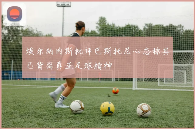 埃尔纳内斯批评巴斯托尼心态称其已背离真正足球精神
